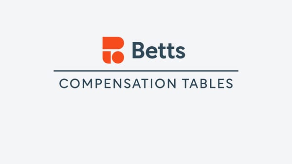 Betts 2022 Compensation Guide - Page 18